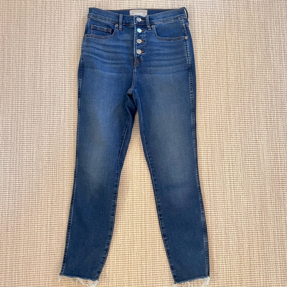 Everlane mid rise skinny jeans size 25